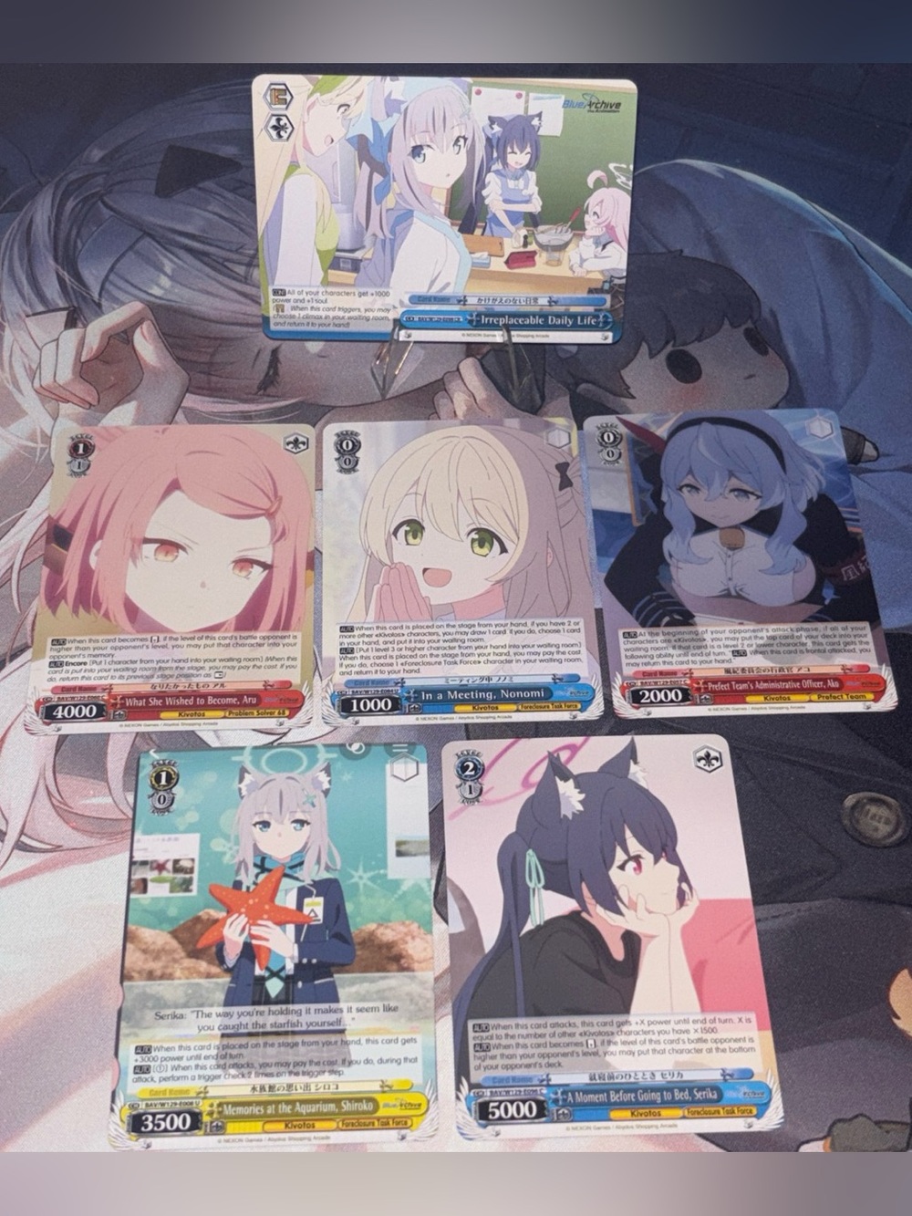 Blue Archive Weiss Schwarz card lot
